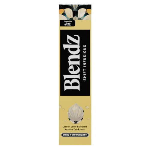 *Blendz Powder Drink Mix-Yellow Lemon 100mit/20 7OH *Blendz Powder Drink Mix-Yellow Lemon 100mit/20 7OH