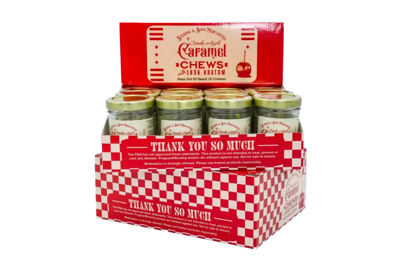 *1836 Kratom Candy Apple Caramel Chews *1836 Kratom Candy Apple Caramel Chews