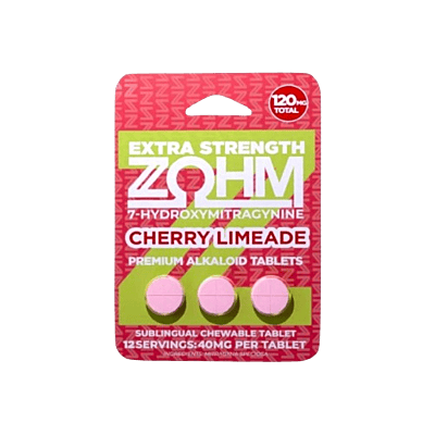 *ZOHM Extra Strength Cherry Limeade 7oh Tablets*