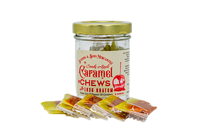 *1836 Kratom Candy Apple Caramel Chews*