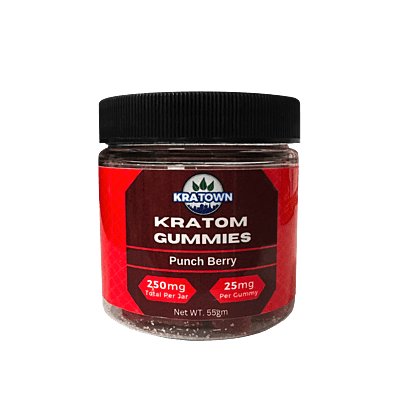 *Kratown Kratom Gummies Punch Berry (10ct) (25mg)* *Kratown Kratom Gummies Punch Berry (10ct) (25mg)*