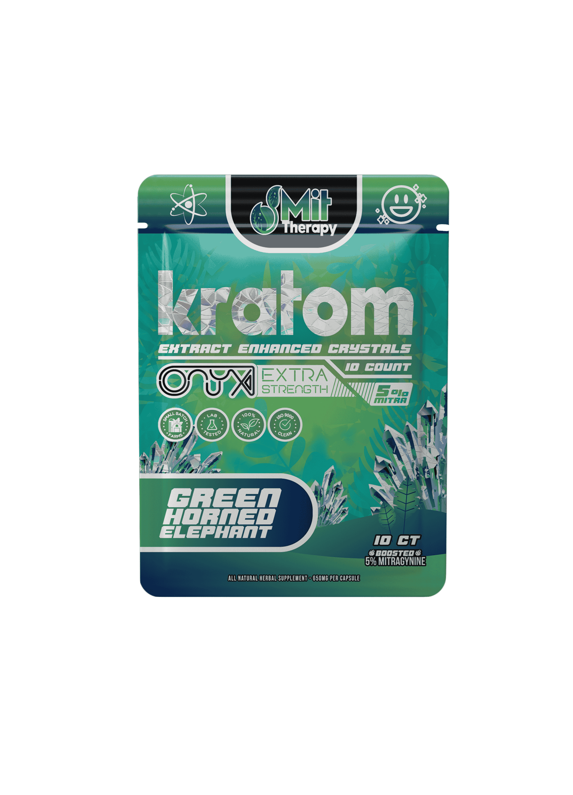 *MIT Therapy ONYX-Green Horned Elephant*-10ct Capsules *MIT Therapy ONYX-Green Horned Elephant*-10ct Capsules