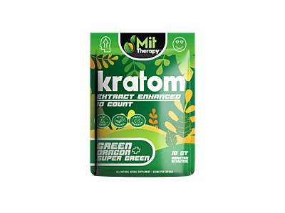 *MIT Therapy Green Dragon + Super Green*-10ct x 1 Pouches (10 Total Capsules)