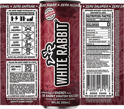 *White Rabbit Dr. Rabbit Kratom Seltzer
